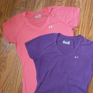 Two under armor shirts.